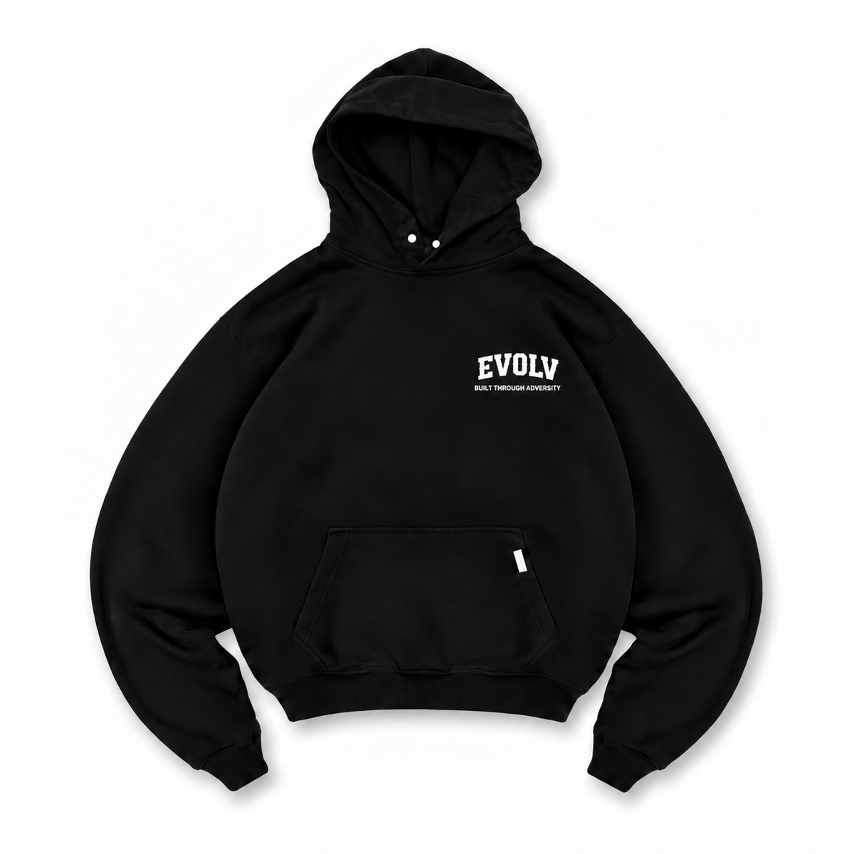"ADVERSITY" HOODIE - BLACK